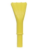 Picture of Vacuum Nozzle, Claw-Style, 1-1/2" x 12" Yellow Polyethylene