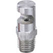 Picture of FloodJet Wide Angle Flat Spray Tip Nozzle, 1/4" MPT, 15 Orifice, Stainless