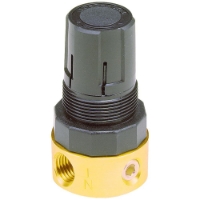 Picture of Miniature Air & Water Regulator, 1/4" FPT Ports, 15 CFM Max Air, 1.25 Max GPM Water, 2-125 PSI