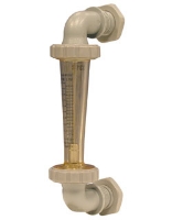 Picture of Flow Meter, Calibration=0.5 - 5.0 GPM, 1.8 - 18.0 LPM, 1/2" MPT Elbow Ports, 7-1/8" Long