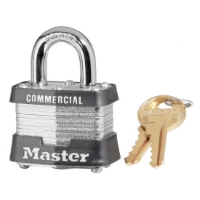Picture of Padlock, Steel, Base Width 1-1/2", Keyed Different
