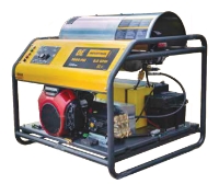 Picture of Truck / Trailer Mount Hot Water Pressure Washer with Powder Coated Skid Frame, GX690 Honda Gas Engine / General Pump, Belt Drive, 8 GPM @ 3000 PSI