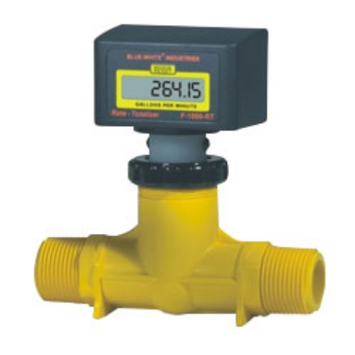 Picture of Paddle Wheel Flow Meter, Polypropylene Body, 2" MPT, 20 to 200 GPM