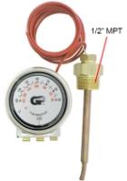 Picture of Hot Water Thermostat, 86 Deg. F. to 320 Deg. F.