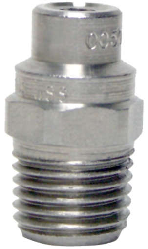 Picture of Solid Stream Spray Tip Nozzle, 1/4" MPT, 0050 Orifice, Stainless