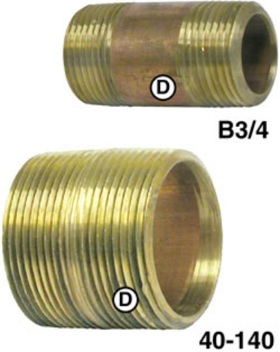Picture of Nipple, Brass, 1IN X Close, Mpt, 350 Psi