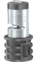 Show details for Quick Turbo FloodJet Wide Angle Flat Spray Tip Nozzle, 50 Orifice, Gray, Stainless Picture of Quick Turbo FloodJet Wide Angle Flat Spray Tip Nozzle, 50 Orifice, Gray, Stainless