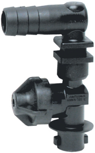 Picture of Nozzle Body, Side Style, QuickJet x Single 3/8" Hose Barb