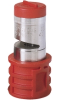 Show details for Quick Turbo FloodJet Wide Angle Flat Spray Tip Nozzle, 40 Orifice, Red, Stainless Picture of Quick Turbo FloodJet Wide Angle Flat Spray Tip Nozzle, 40 Orifice, Red, Stainless