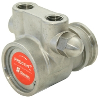 Picture of Rotary Vane Pump, Low Flow, Stainless Steel, 1.7 Max GPM, V-Band, with Relief Valve, No Strainer