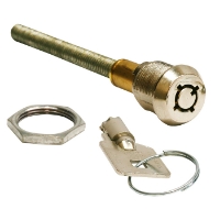 Picture of Round Key Screw-Threaded Lock, Stud Length 4-5/8"
