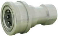 Picture of Quick Coupler, Stainless Double Shut-Off Style: 1/2" FPT, 4200 Max PSI, 10 Max GPM