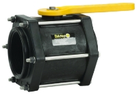 Picture of Full Flow Ball Valve (6-Bolt Design), Polypropylene, 3" Port Size, 3" Opening Thru Ball