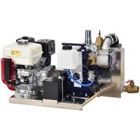 Picture of Vacuum / Pressure Pump Complete Unit, Model HXL2V, Pro Pack, Air-Cooled, 1-1/2" FPT Ports, Max 75 CFM, Electric Start, 5.5 HP Honda Engine, Battery, Remote Mounted Oil Reservoir