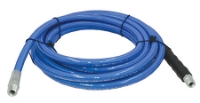 Show details for BWW Boom Hose, Blue, 1/4" x 15, 3/8" MPT, Stainless Ends Picture of BWW Boom Hose, Blue, 1/4" x 15, 3/8" MPT, Stainless Ends