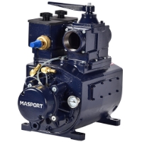 Picture of Vacuum / Pressure Pump, Model HYDRA, Water-Cooled, 3" FPT Ports, CCW Rotation, 407 CFM, 20 PSI Max. Continuous / 30 PSI Max. Intermittent, 6 Vane, 1400 RPM, Oil Reservoir Not Included