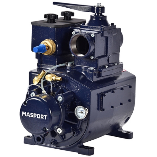 Picture of Vacuum / Pressure Pump, Model HYDRA, Water-Cooled, 3" FPT Ports, CCW Rotation, 407 CFM, 20 PSI Max. Continuous / 30 PSI Max. Intermittent, 6 Vane, 1400 RPM, Oil Reservoir Not Included