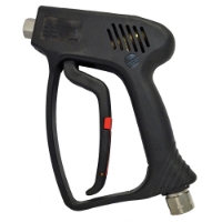 Show details for Spray Gun, Zero Leak Seat, 3/8" FPT Inlet x 1/4" FPT Outlet, 5000 Max PSI, 12 Max GPM, Stainless Steel Inlet & Outlet Picture of Spray Gun, Zero Leak Seat, 3/8" FPT Inlet x 1/4" FPT Outlet, 5000 Max PSI, 12 Max GPM, Stainless Steel Inlet & Outlet