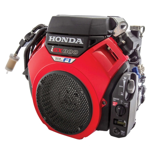 Picture of OHV, Horizontal Shaft V-Twin Engine with 12-Volt Start, 24.8 HP, 1-1/8" Crankshaft with Keyway, Electronic Fuel Injector