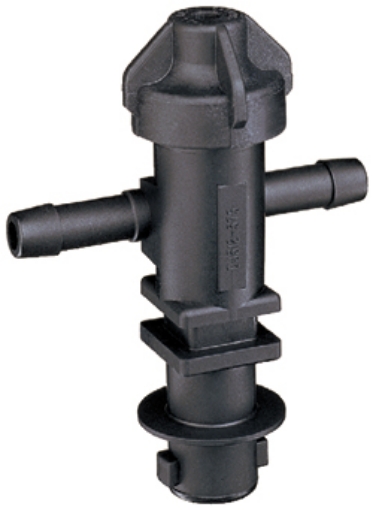 Picture of Nozzle Body, Top Style, QuickJet x Double 3/8" Hose Barb