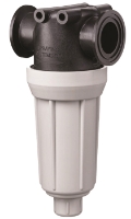 Picture of *T-Style Inline Strainer, 1" Flanged, Poly Head & Bowl, 200 PSI, 80 Mesh, 35 GPM