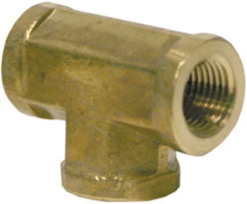 Picture of Tee, Brass, 3/4" FPT x 3/4" FPT x 3/4" FPT, 1000 PSI