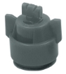 Picture of Turbo TwinJet Nozzle Assembly with Cap, Tip and EPDM Gasket, Twin Flat Spray Tip, Polymer, 110°, .06 Orifice, Gray