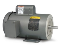 Picture of Single Phase TEFC Motor, C-Face, 1 HP, 1800 RPM, 115/230 V, 12.8 Full Load Amp @ 115V, 56C Frame