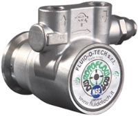 Picture of Rotary Vane Pump, Low Flow, Stainless Steel, 1.8 Max GPM, V-Band, with Relief Valve, No Strainer