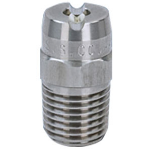 Picture of WashJet Ceramax Nozzle, Stainless / Ceramic, 40° Pattern, 4000 PSI, 1/4" MPT