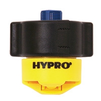 Picture of GuardianAir Twin Spray Tip Nozzle, Yellow, .24 GPM @ 60 PSI, 5.9 GPA @ 12 MPH, 4.5 GPA @ 16 MPH (20" Spacing)