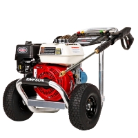 Picture of Direct Drive Pressure Washer: MAX 2.5 GPM @ 3500 PSI, GX200 HONDA Engine, CAT Pump, 25' Hose, Aluminum Frame