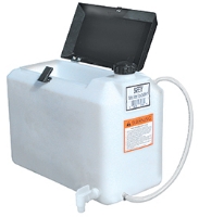 Picture of Potable Water Safety Tank, 9 Gallon with storage compartment, 3/4" Spigot, 30" Hose, 10" W x 14" H x 20" L