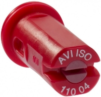 Picture of Spray Nozzle, AVI Air-Inducted 110-Degree Flat Fan, Ceramic, 04 Size, Red