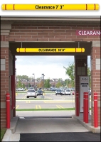 Picture of Vehicle Height Restriction Bar, 4-1/2" Diameter x 80" Long