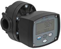 Picture of Oval Gear Meter, Poly, 1" FPT, 2.6 to 40 GPM, with Local RT40 Totalizer Readout Display, Viton/FKM O-ring