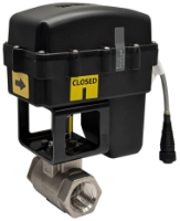 Picture of 12 Volt On-Off Butterfly Valve for NH3 Control, Carbon Steel, 1", 400 PSI