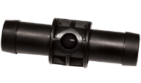 Picture of Double Hose Connector, 3/4", with 3/8” Inlet Port Hole