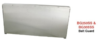 Picture of Belt Guard, Stainless, 30" L x 15" H (Solid Belt Guard Cover will need to be cut out for shafts)