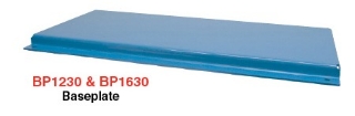 Picture of Baseplate only, Painted, 16" W x 30" L x 1" H, 3/16" Gauge