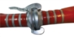 Picture of Hose, Layflat, Red, 150PSI, 3" X 50' Overall Length, Aluminum Bauer FH X MH Ends, With Locking Ring