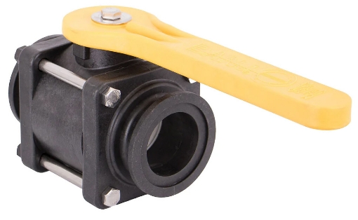 Picture of Ball Valve, Polypropylene, 2" Full Port Flange x Flange