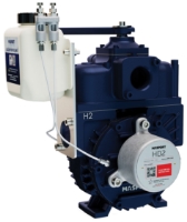 Picture of Vacuum/Pressure Pump, Cast Iron, 1-1/2" FPT Ports, HD Series, 75CFM, CW or CCW Rotation, Max 27" Hg and Max 15 PSI, Air Cooled