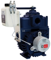 Picture of Vacuum/Pressure Pump, Cast Iron, 1-1/2" FPT Ports, HD Series, 112CFM, CW or CCW Rotation, Max 27" Hg and Max 15 PSI, Air Cooled