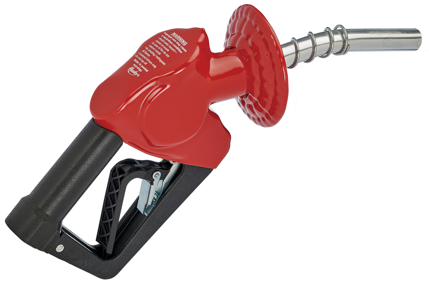 Picture of Fuel Nozzle, Unleaded, Red, 3/4" FPT Inlet, No Splash Guard, Spout is 13/16", Maximum GPM 15, UL-Listed