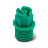 Show details for Kynar Flat Fan Spray Nozzle, Orifice  06, 25 Degree Spray Pattern, Green Picture of Kynar Flat Fan Spray Nozzle, Orifice  06, 25 Degree Spray Pattern, Green