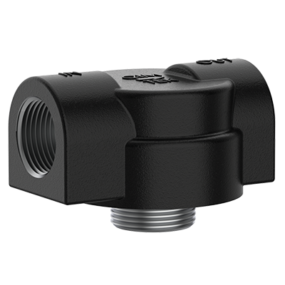Picture of Fuel Filter Head, Cast Iron, 1" FPT In/Out Ports, 1" Filter Connection