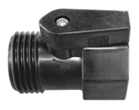 Show details for Garden Hose Shut Off Valve, SINGLE GHT, Plastic Picture of Garden Hose Shut Off Valve, SINGLE GHT, Plastic