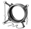 Picture of Camlock/Cam Lever Coupling x FPT, Aluminum Body, Brass Handles, 6"
