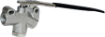 Picture of Angle Valve, 1500 Max PSI, Stainless Steel, 1/4" Ports, 210° F Max. Temperature